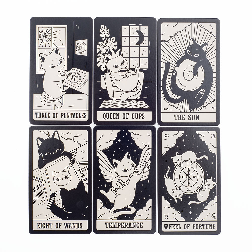 Kitten Tarot Deck 78Pcs Cute B - Tarot Cards Deck With Guidebook ulasan dan harga