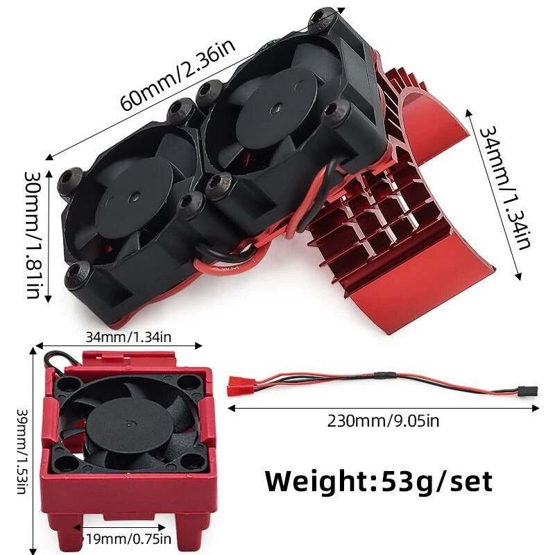 Dual Cooling Fan Set High-Spee - Remote Control Toys ulasan dan harga