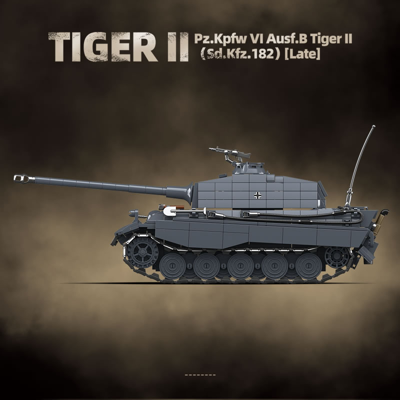 WW2 Military The King Tiger He - Lego Compatible Military Tank ulasan dan harga