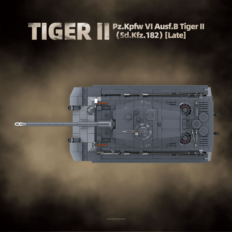 WW2 Military The King Tiger He - Lego Compatible Military Tank ulasan dan harga
