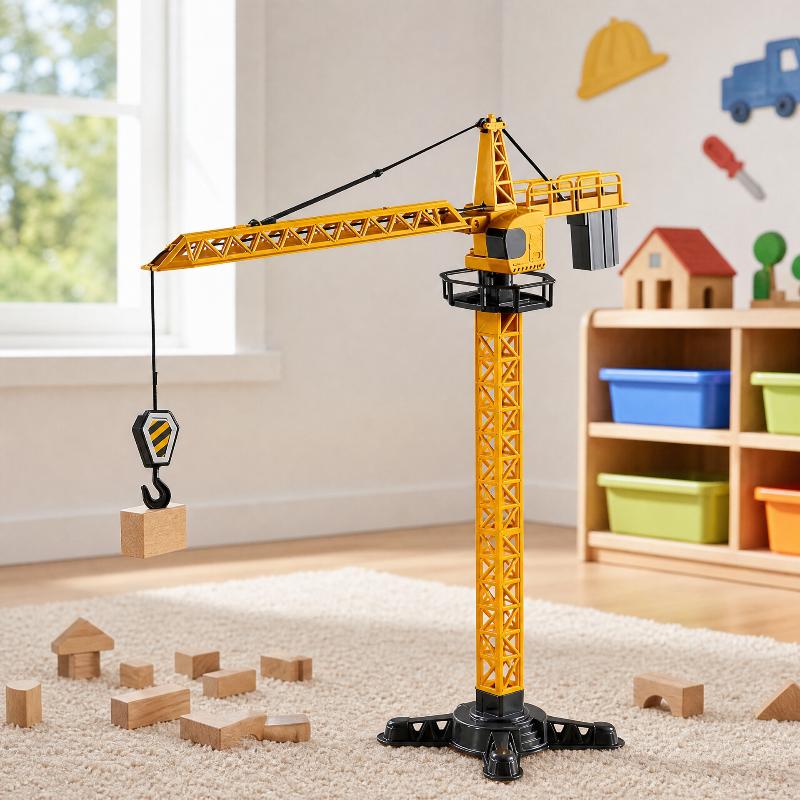 Tower Crane Toy Simulated Cons - Educational Toys ulasan dan harga
