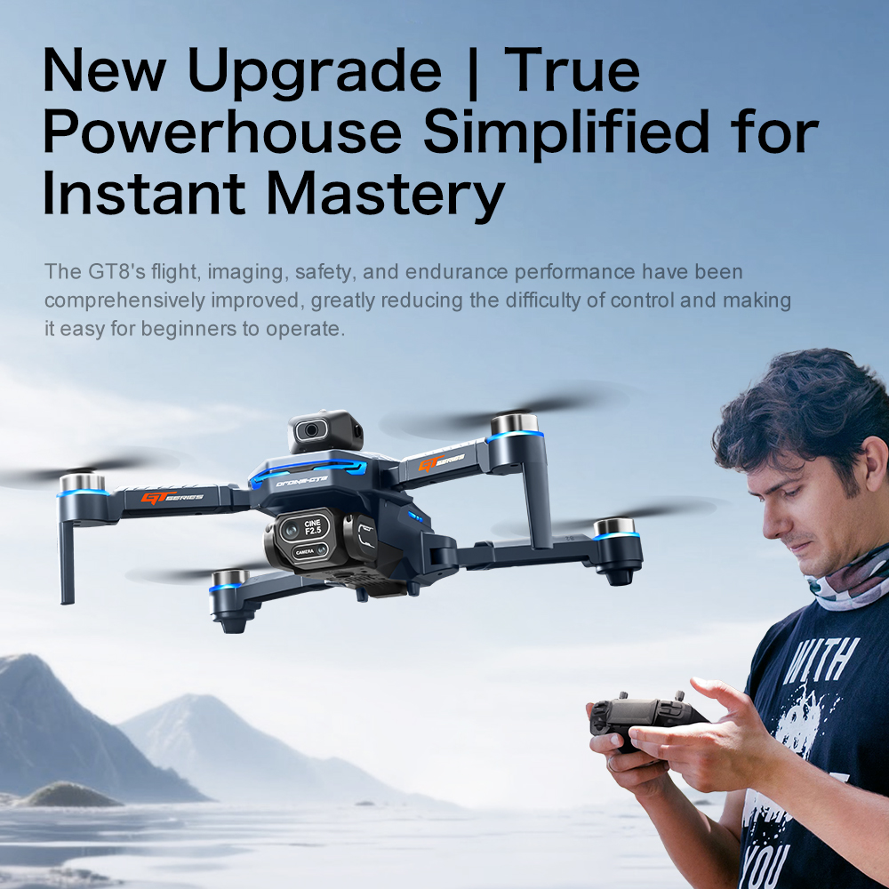 Original GT8 Drone 8K Professi - Fpv Brushless Rc Drone 4K ulasan dan harga