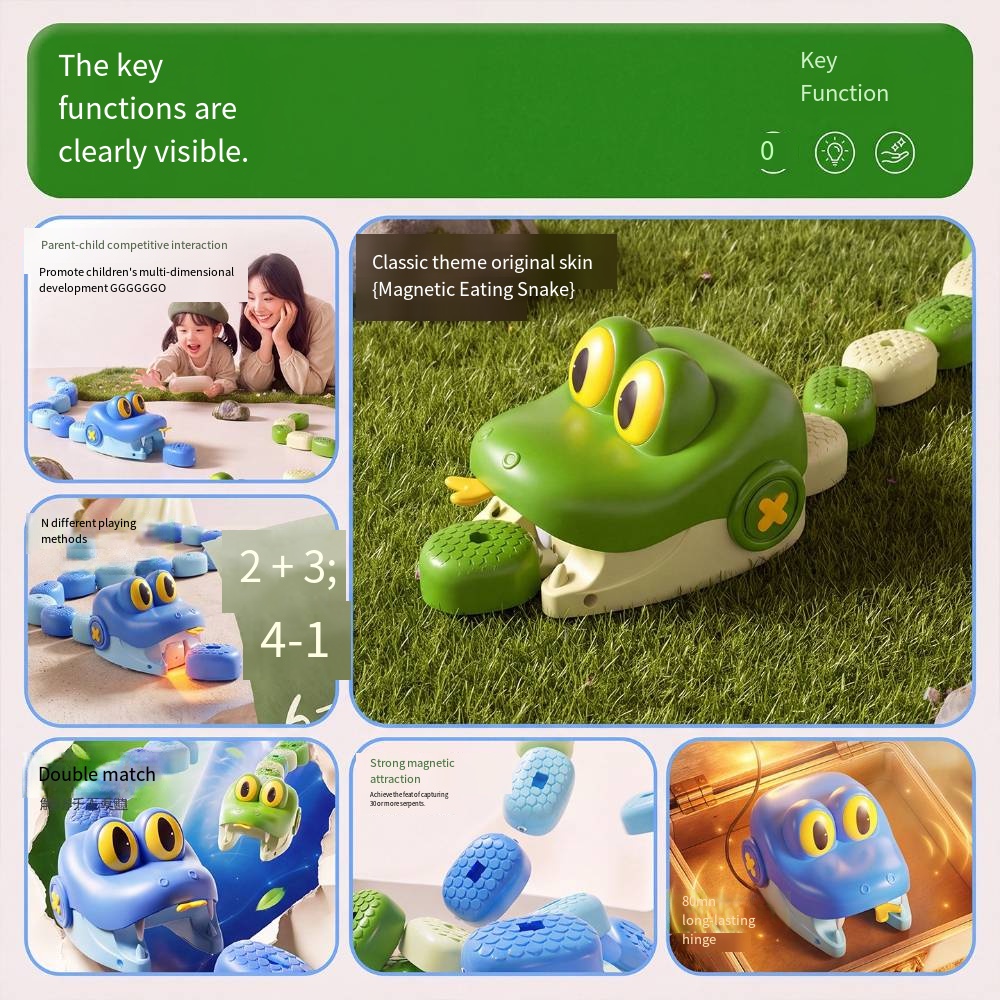 Remote Control Magnetic Eating - Educational Toys ulasan dan harga