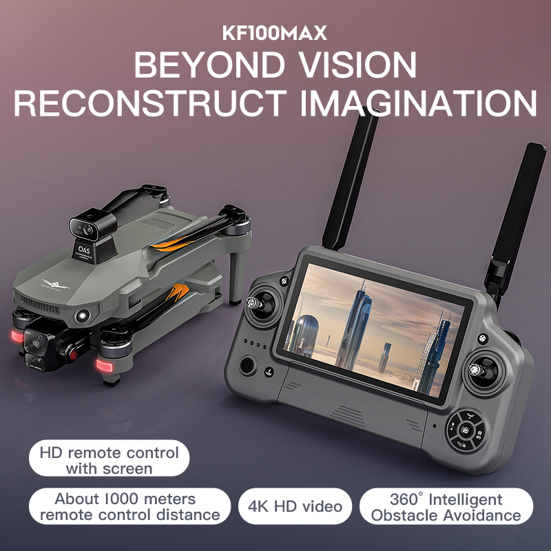 KF100 MAX GPS Drone 4K Camera  - Fpv Brushless Rc Drone 4K ulasan dan harga