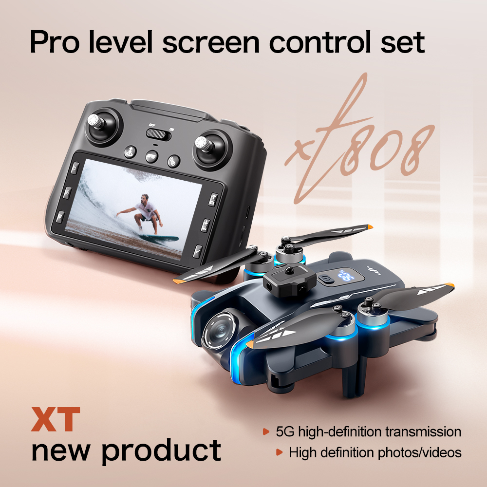 Original XT808 Max GPS Foldabl - Fpv Brushless Rc Drone 4K ulasan dan harga