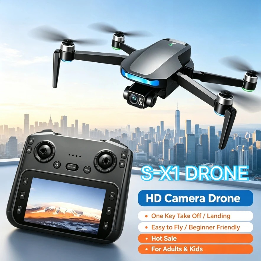 Original S-X1 GPS Drone 8K HD  - Fpv Brushless Rc Drone 4K ulasan dan harga