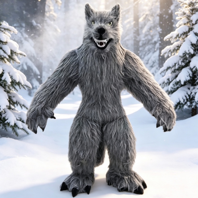Giant Inflatable Grey Wolf Mas - Dolls ulasan dan harga