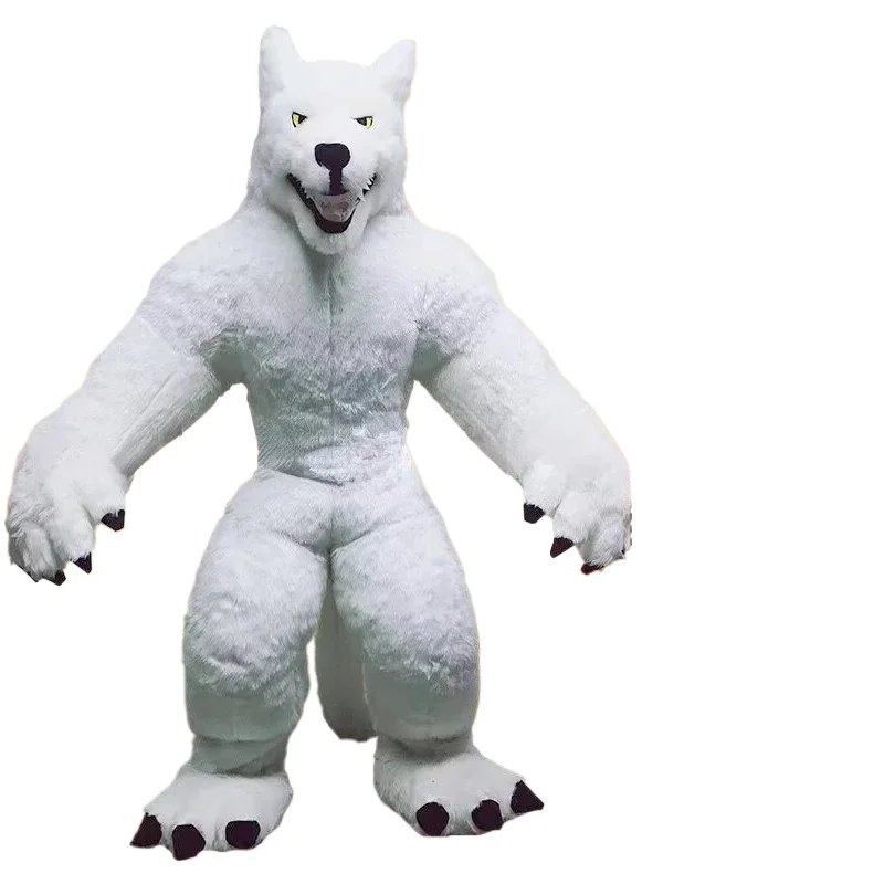 Giant Inflatable Grey Wolf Mas - Dolls ulasan dan harga