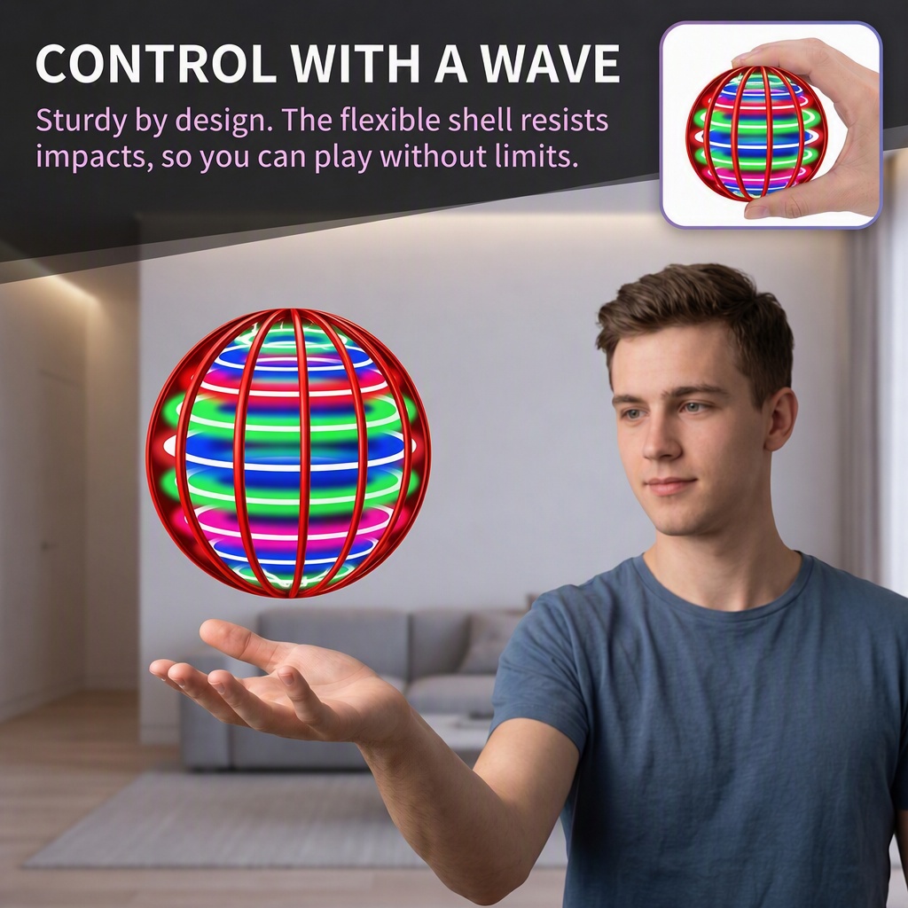 Magic Hand Control Flying Ball - Stem Solar Robot Kit For Kids ulasan dan harga