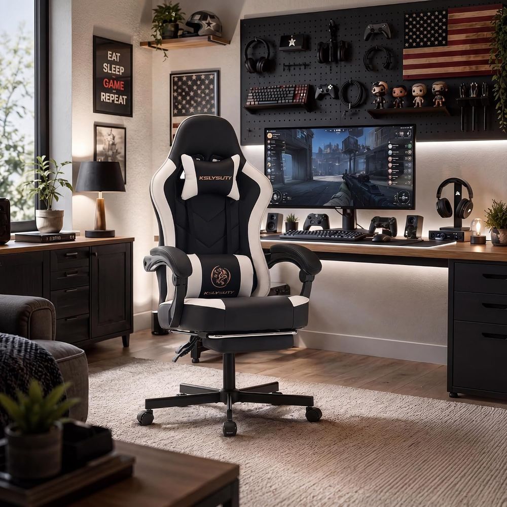Desk Computer Gaming Chair - H - Video Games ulasan dan harga